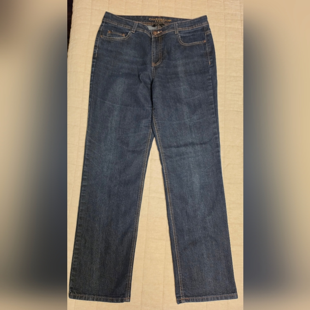 Charter Club Classic Fit Straight Leg Jeans Womens Size 10